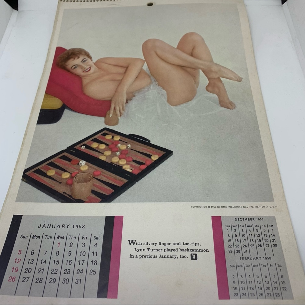 1958 Playboy Playmate Calendar !